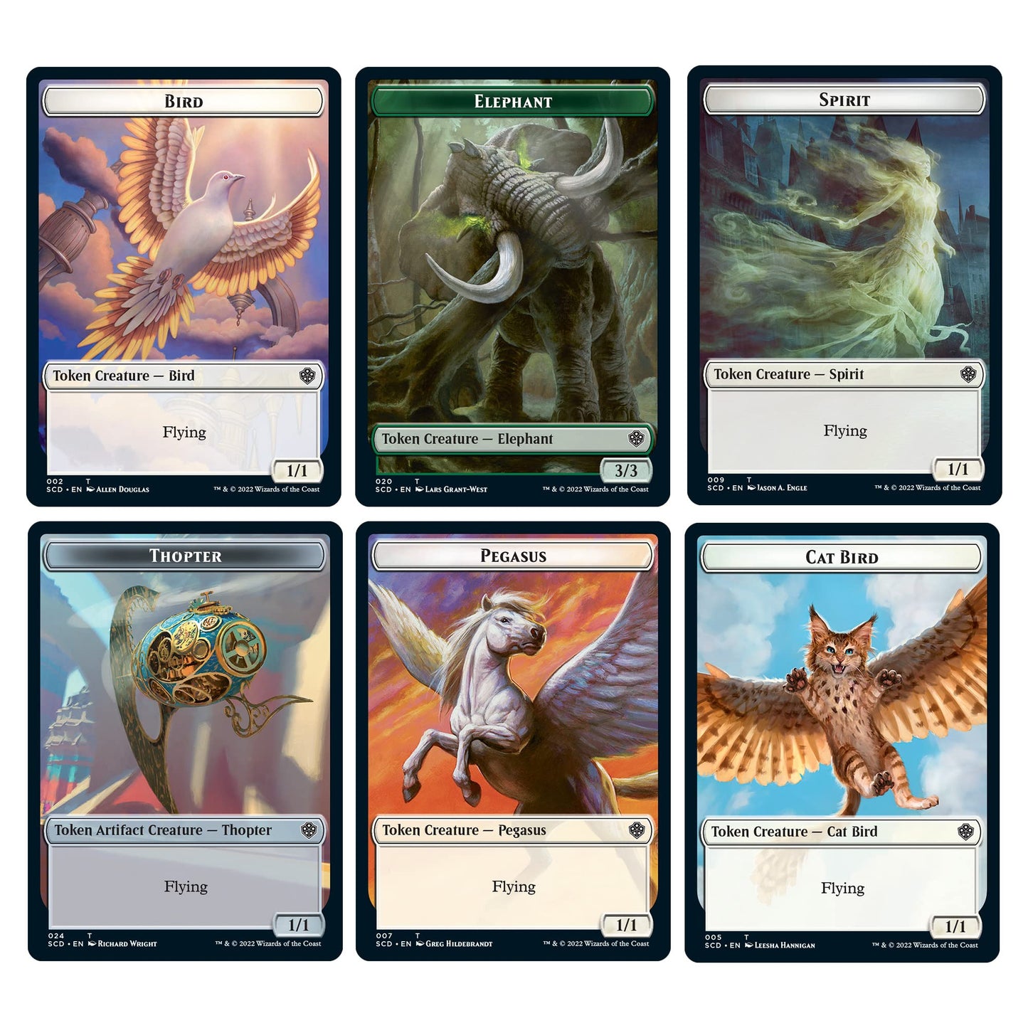 Magic: The Gathering Starter Commander Deck – First Flight, White-Blue, Paper, Ages 13+, Model D11800000, Ready-to-Play for Beginners