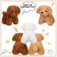 Skylety 12 Pcs 5'' Mini Dogs Stuffed Bulk Animal Puppy Party Favor Cute Soft Plush Dog Toy Valentines Gift For Kids Classroom(Ad