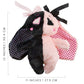 Attatoy E-Girl Bunny Plush, Anime Goth Stuffed Animal For Teens