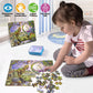 Lelemon Puzzles For Kids Ages 4-8,Dinosaur 100 Piece Puzzles For Kids,Educational Kids Puzzles Jigsaw Puzzles In A Metal Box,Children 100 Piece Puzzle Games Puzzle Toys For Girls And Boys