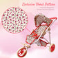 Baby Doll Stroller For Dolls | Play Toy Doll Stroller For Toddlers 3 Year Old Girls Gift | Push Pram Baby Stroller For Dolls, Babydoll Stroller Jogger Baby Carriage For Dolls (Quality Floral Print)