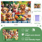 300 Piece Puzzles for mature-themeds  Jigsaw Puzzles 300 Pieces for mature-themeds Kids Dog Puzzle mature-themed Puzzle 300 Piece Recycled Cardboard Challenging Puzzles Game Family Activity Birthday Gift 20.5x15inch