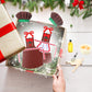 Hungdao Christmas Elf Accessories Mini Elf Doll Baker Outfit Set Include Apron Hats Rolling Pin Egg Cookie Tray Set Mixing Bowl For Xmas Elf Doll Decorations, Doll Is Not Included (Cute Style)