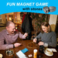Magnet Game with String Travel Size - Magnetic Chess Set with Stones for Family Night - Fun Portable Two Player Magnet Rocks for Teens - Magnetic Games for mature-themeds and Kids
