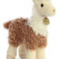 Aurora® Realistic Miyoni® 2 Tone Llama Stuffed Animal - Lifelike Detail - Cherished Companionship - Brown 12 Inches