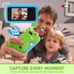 SYNCFUN Kids Smart Phone, Dinosaur Christmas Birthday Gift for Boys Age 3 4 5 6 7 8 Year Old, Toddler Phone Toys with Dual Camer