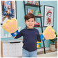 Paw Patrol Chase Hero Paws Plush Toy with 10 Sounds, Large, Interactive Plush Paws, Model 6061927, Ages 3+