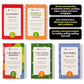 Think Tank Scholar Flash Cards For Preschool, Pre K And Kindergarten Set Of 5, 180 Cards - Learn Alphabets, Colors, Number, Shapes Animals & Sight Words - Educational Flashcards For Kids 2-5 Years