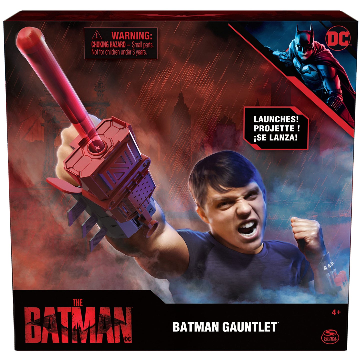 DC Comics  Batman Gauntlet with Launcher  Interactive Role-Play Toy  The Batman Movie Collectible Kids Toys for Boys and Girls Ages 4 and up