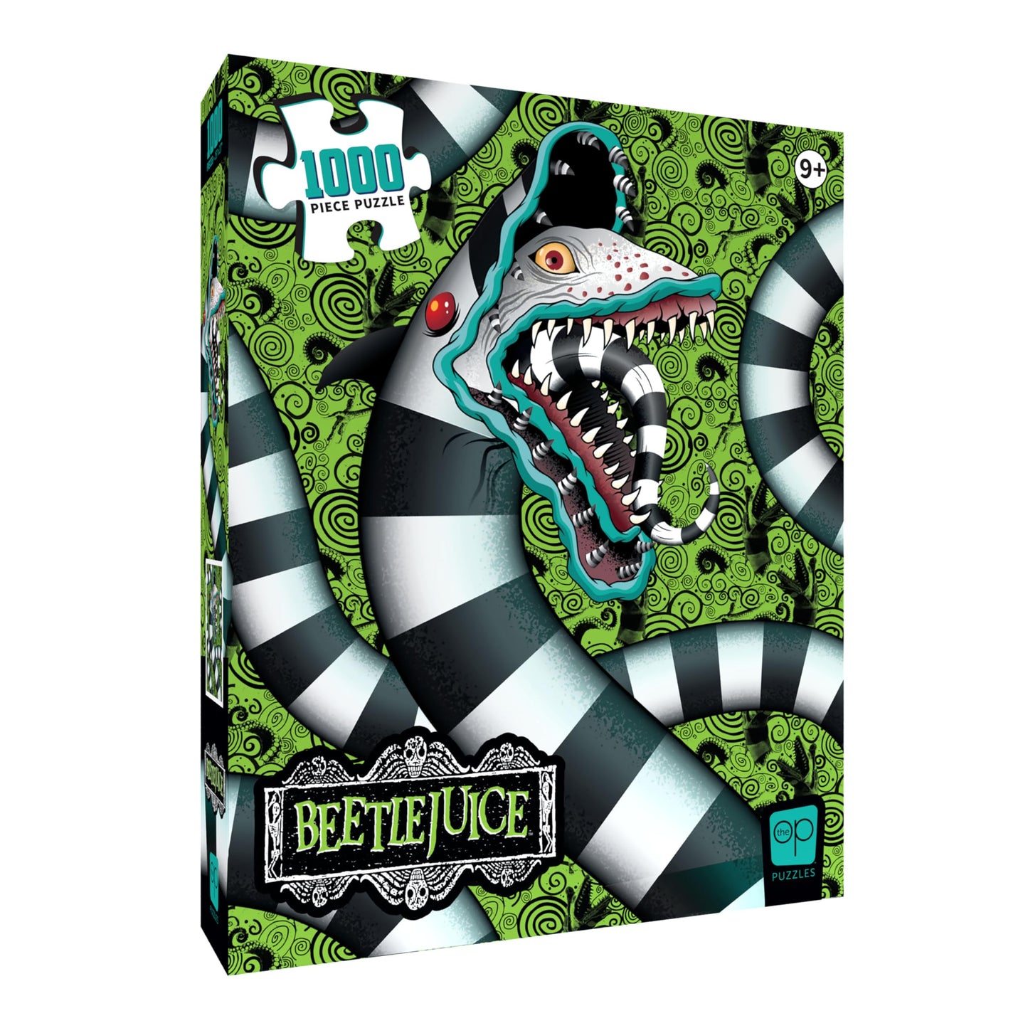 Beetlejuice Sandworm! 1,000 Piece Jigsaw Puzzle, Dimensions 19    x 27   , Featuring The Sandworm from Tim Burtons Classic Film,