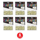 Beistle , 6 Packages Eiffel Tower Confetti, 0.5 Ounces in Package, Total of 3 Ounces Confetti
