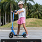 SIMATE Electric Scooter for Kids, Motorized E-Scooters with Colorful Front Light and Pedal Lights, LED Display & Foldable, Dual
