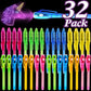 32 Pack 2 Style Invisible Ink Pen With Uv Black Light Easter Basket Stuffers Secret Spy Pens Magic Disappearing Ink Markers School Supplies Kids Party Favors Boys Girls Easter Goodie Bags Fillers