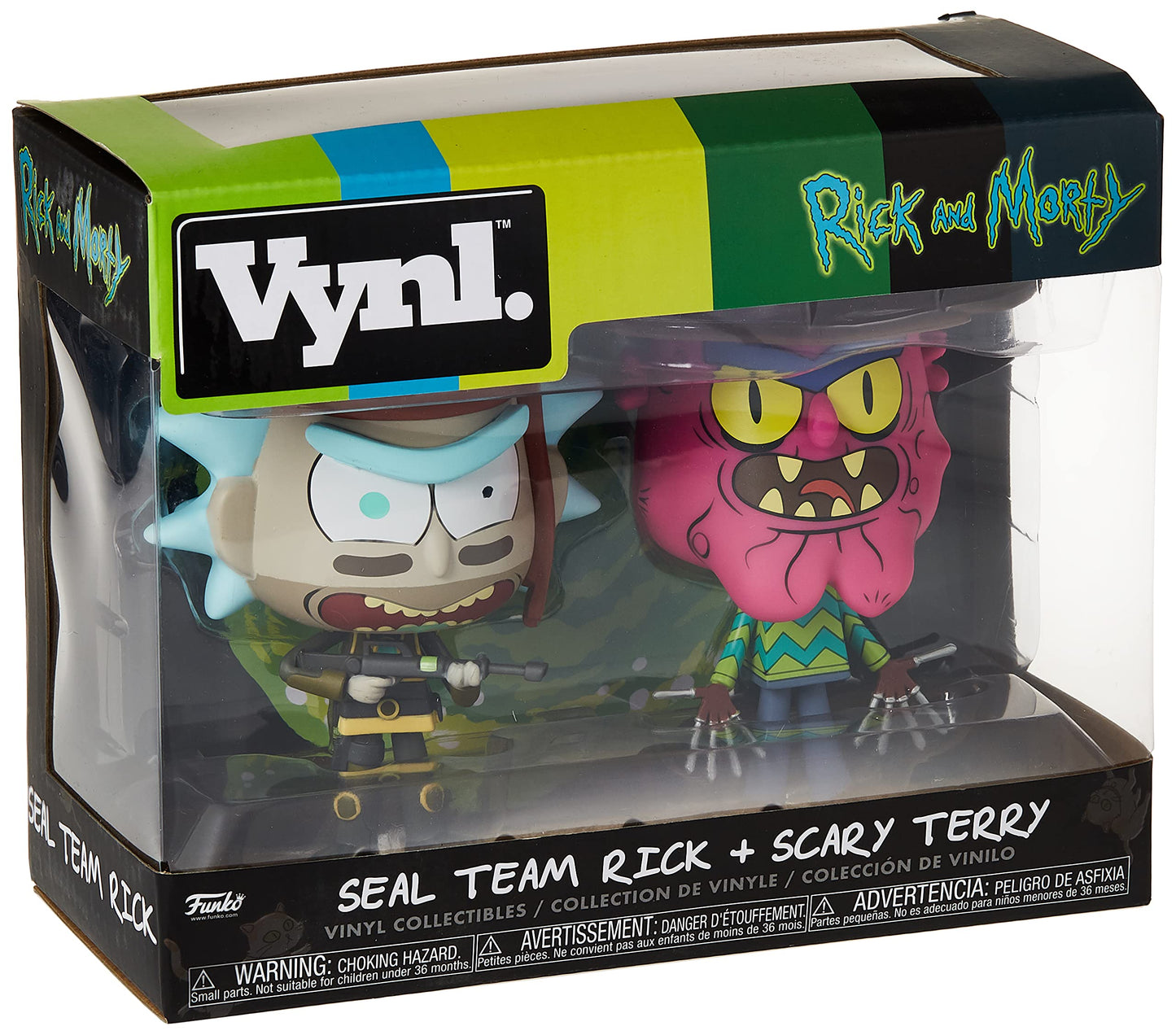 Funko Vynl: Rick & Morty - Seal Rick And Scary Terry Collectible Figure, Multicolor