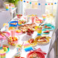 American Greetings Rainbow Party Supplies For Graduation, Birthdays And All Occasions, Multicolor Paper Dinner Plates (50-Count)