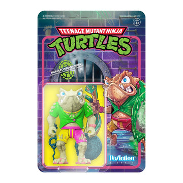 Super7 Teenage Mutant Ninja Turtles Napoleon Bonafrog - 3.75' Tmnt Action Figure With Accessories Classic Cartoon Collectibles And Retro Toys