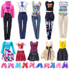 Doll Clothes For 11.5 Inch Girl Doll 20 Pcs Casual Wear Clothes And Doll Accessories With 10 Pairs Shoes +10 Fashion Doll Dresse