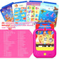 Qiaojoy Kids Learning Tablet Educational Learning Pad For Toddlers 2-5 To Learn Alphabets, Numbers, Foods, Time, Music, Vehicles