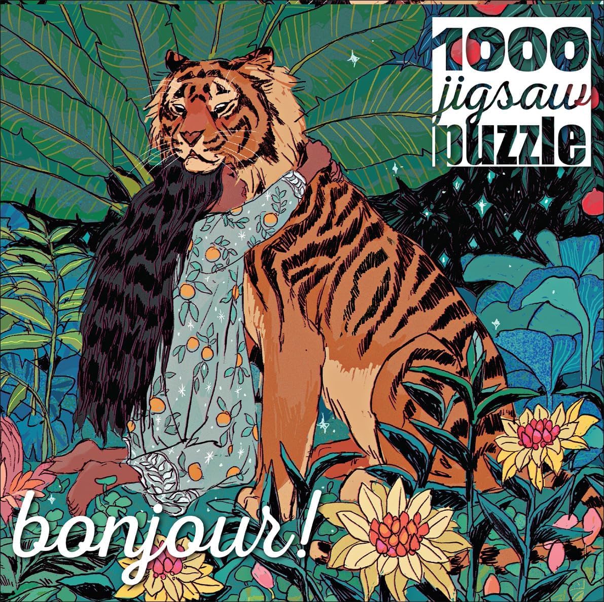 Buffalo Games 1000 Piece Jigsaw Puzzle - Em Niwa Wild Friend - Large Multicolor Paper Puzzle - Perfect for Game Nights - Model 13707
