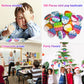 108 Pcs Mini Pop Keychain Fidget Toys,3 Shape Pop Fidget Toys Its Party Favors Kids Toys Fidgets Packs Sensory Toys Stress Toys
