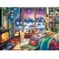 500 Pieces Puzzles for mature-themed Jigsaw Puzzle 500 Piece Puzzle Children Elderly Puzzle Snow Cat Puzzle Gift for Mom Dad Family Friend Family Activity Games Home Decor Wall Art 20.5x15IN