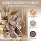 Forest & Twelfth 12 Stuffed Hippopotamus Plush  Heirloom Collection Stuffed Animal  enhanced Materials  Best Gift for Kids Age 3+  Nursery and Room Decor (12'' Hippopotamus)
