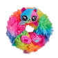 Scrunchmiez SCRUNCHMIEZ 96553 Seven Pack Hair Scrunchies - Multicolor Plush Friends & Backpack Clips, Polyester