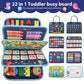 Silouka Busy Board Montessori Toys For Toddlers 1 2 3 4 Years Old, Busy Book For Toddlers 1-3 To Develop Fine Motor Skills, Trav