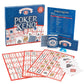 Brybelly Poker Keno Game Set with Cards and Chips - Adult Family Casino Board Game Night Gift Includes Deck of Playing Cards  12 Boards  200 Bingo Chips-New