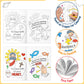Japbor The Ten Commandments Coloring Books - 24Pcs Christian Coloring Books Bulk 10 Commandments Crafts For Kids, Religious Part