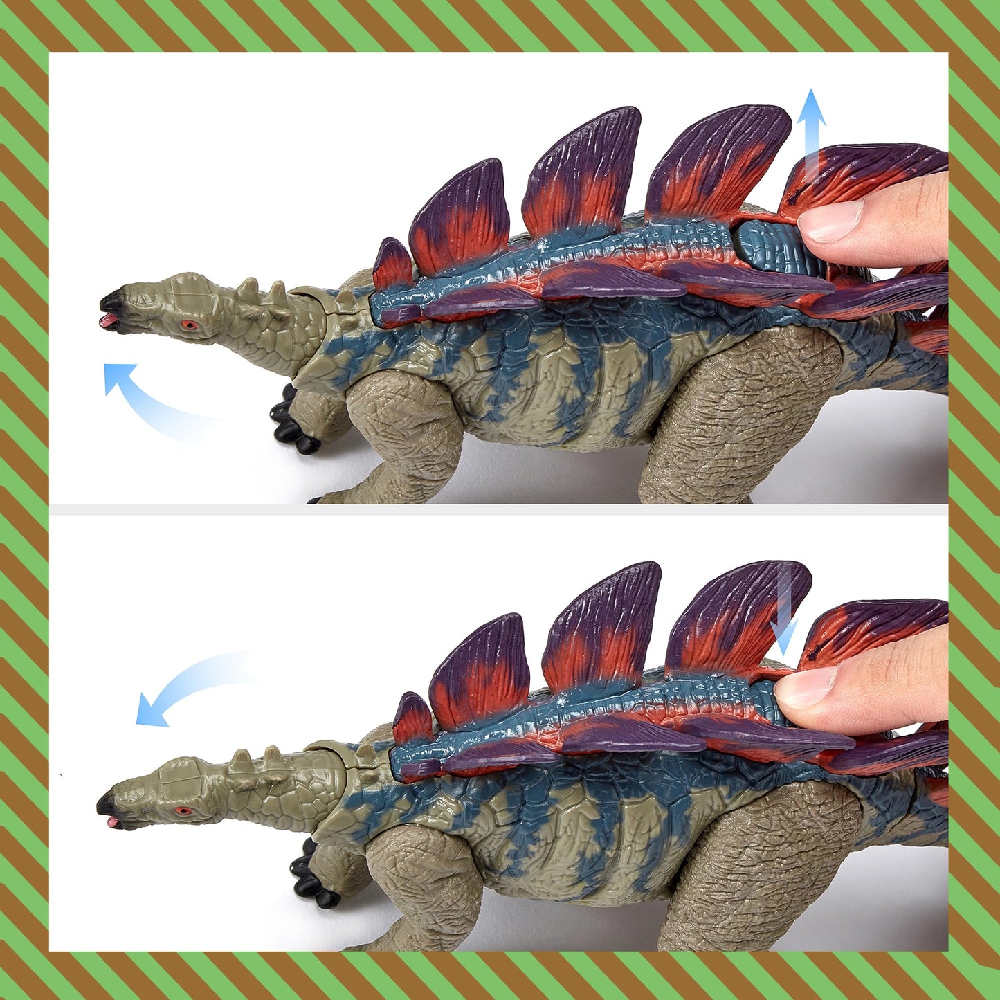 Eku Easyku Large Dinosaur Park Gate Dino Nest Of Eggs Realistic Dinosaur Toys For Kids 3-5 5-7 Jurassic World Dinosaur Toys Steg