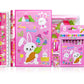 FunBlast Stationery Kit for Kids  Bunny Theme Stationary Kit for Kids Includes 8 Pcs Crayons, Pouch, 2 Pencils, Drawing Book, S