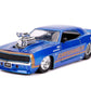 Jada Toys Bigtime Muscle 1:24 1969 Chevy Camaro Earthshaker Die-cast Car Candy Blue, Toys for Kids and Adults