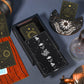 Wooden Tarot Card Case And Wooden Tarot Card Stand Holder, Tarot Cards Box Fortune Telling Trinket Keepsake Box With Pendulum Board Moon Shape Tarot Card Altar Display Stand For Witch (Novel Style)