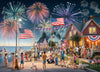 4th of July Jigsaw Puzzle 1000 Piece by Vermont Christmas Company - 4th of July Puzzles with Randomly Shaped Pieces - 26 5/8 x 19 1/4