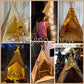Rongfa Kids-Teepee-Tent With Lights &Large Pompoms & Carry Bag, Machine Washable Teepee Tent For Kids Indoor Tent, Foldable Toddler Tent For Kids -Toddler Teepee Tent For Girls & Boys(Without Mat)