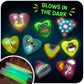 Hearts Rock Painting Kit for Kids - Glow in The Dark - Arts and Crafts for Girls Ages 4-12 - Valentines Gifts for Girls Art Toys