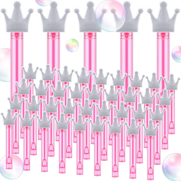 Foilswirl 36 Pcs Bubbles Party Favors Mini Bubble Wands Tube Bulk Theme Maker Goodie Bags Stuffer Prizes Birthday Gift for Solut