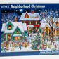 Neighborhood Christmas Jigsaw Puzzle 1000 Piece By Vermont Christmas Company - Fully Interlocking & Randomly Shaped Pieces - 26 5/8' X 19 1/4'