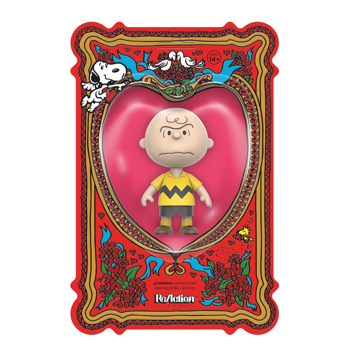 Super7 Peanuts I Hate Valentine'S Day Charlie Brown - 3.75' Peanuts Action Figure Classic Cartoon Collectibles And Retro Toys