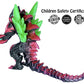 Twcare Ultra Monster Ex Arch Belial Action Figure Vs Godzilla Toy, 7.9In Tall, 13In Length, Movie Series Movable Joints Soft Vinyl, Travel Bag