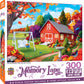 Masterpieces - 300 Piece Jigsaw Puzzle, Large Ez Grip Shapes, Harvest Breeze, Fun For Adults, Seniors, Family, Kids, Non-Glare F