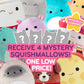 Squishmallows Mystery 10-Inch 4-Squish 2025 Value Pack - Get Four Large Official Jazwares Plush for Less - Collectible Soft & Sq