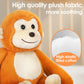 Iplay, Ilearn Baby Monkey Stuffed Animal, 12' Infant Soft Hide Seek Soft Plush Toy, Newborn Babies First Birthday Gift, Cute Stocking Stuffer For 0 3 6 9 12 Month, 1 2 3 Year Old Toddlers Girl Boy Kid