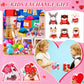 Hanaive 36 Set Valentines Day Classroom Gifts For Kids Heart Cards With Mini Stuffed Animals Keychain And Organza Bags Animal Pl