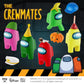 P.M.I. Crewmate Figures | 5 Toys Out Of 16 Collectibles In 1 Pack | Merch Incl. The Peeled And The Clogged | 1 Hidden Impostor | Mini Toys With 3 Add’L Hats | Kids’ Toys