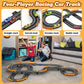 Wupuaait Slot Car Race Track Sets With 4 High-Speed Slot Cars, Battery Or Electric Car Track, Dual Racing Game Lap Counter Circular Overpass Track, Gifts Toys For Boys Kids Age 6 7 8-12