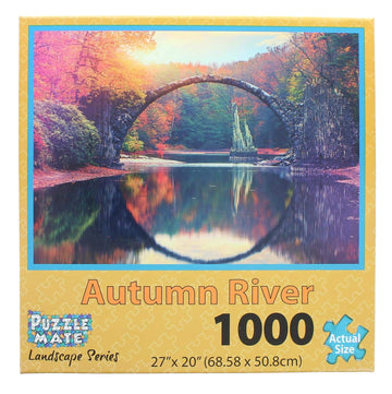 Autumn River 1000 Piece Jigsaw Puzzle