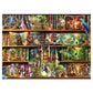 WOODEN.CITY Wooden Puzzles for mature-themeds 1000 Pieces - Stories on Every Shelf - Bookshelves Scene | Made in EU | Gift for Book Lovers | Size 21 25 x 15 5 in
