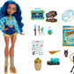 Monster High SelfScare Secrets Cleo De Nile Doll and Accessories Set with 13 Realistic Surprises Like Pottery Set and Makeup